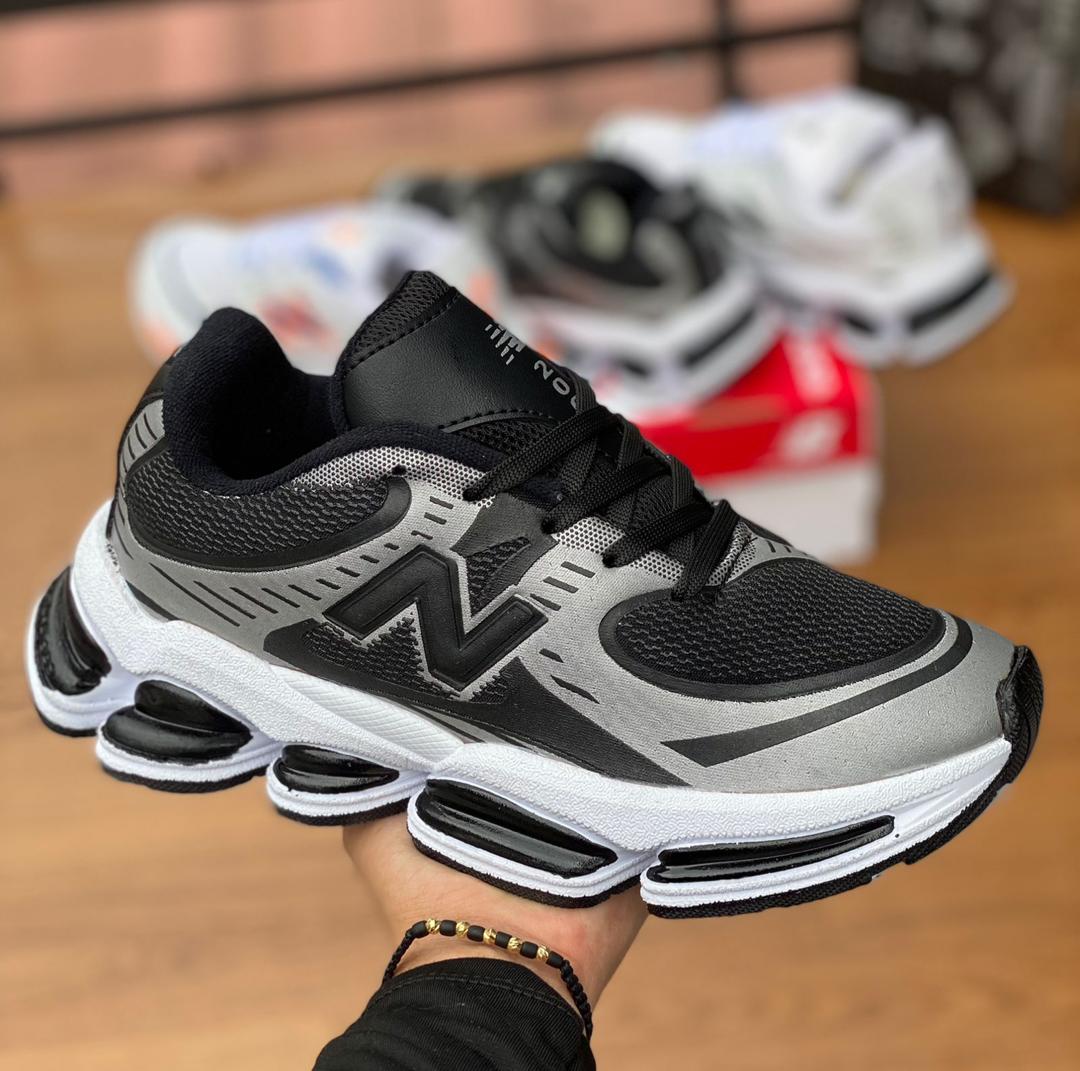 Tenis New Balance 2000 Negro Gris